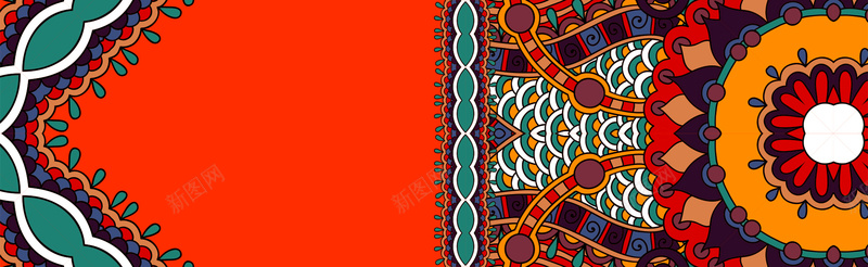 精美民族花纹banner矢量图ai设计背景_新图网 https://ixintu.com VI banner 传统 卡通 古典 手绘 海报banner 童趣 精美民族花纹 花纹 视觉 矢量图