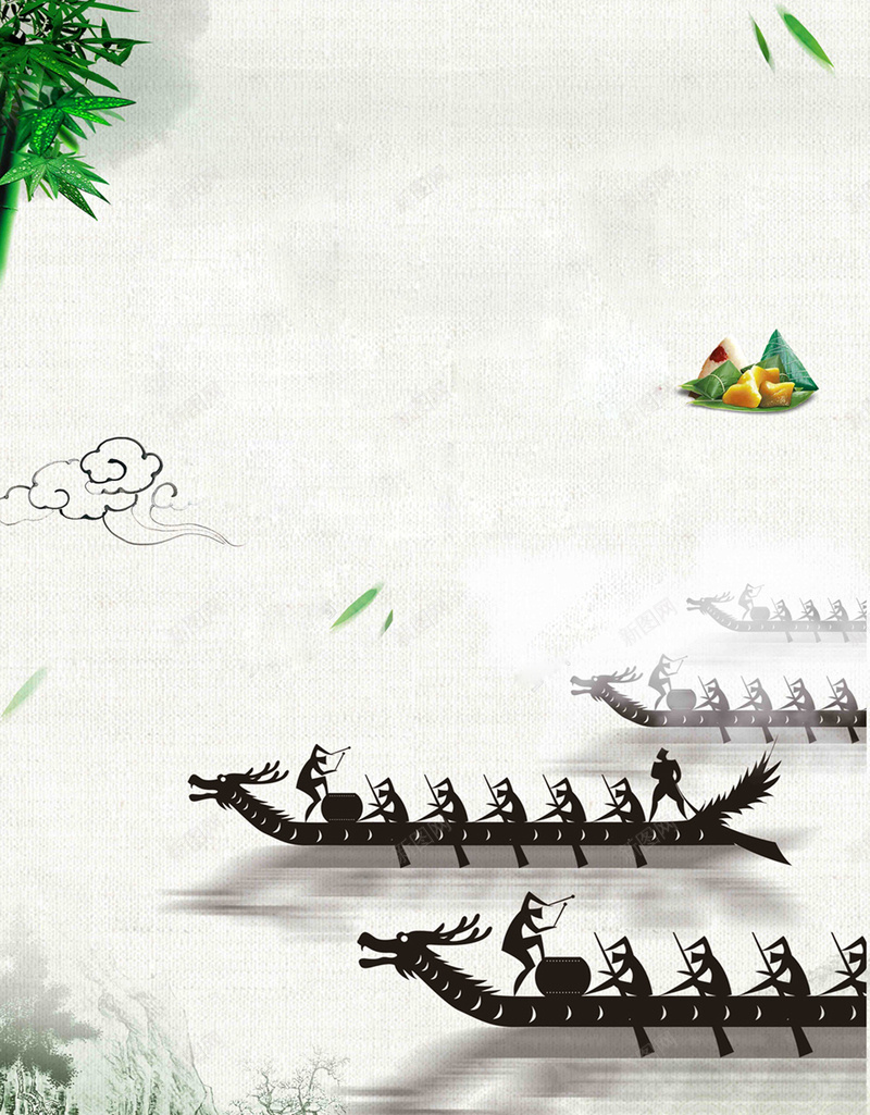 端午节的海报psd设计背景_新图网 https://ixintu.com 中国风 团圆 宣传 比赛 激情 端午节 粽子 节 赛龙舟