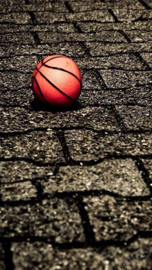 地板路上的篮球H5背景背景