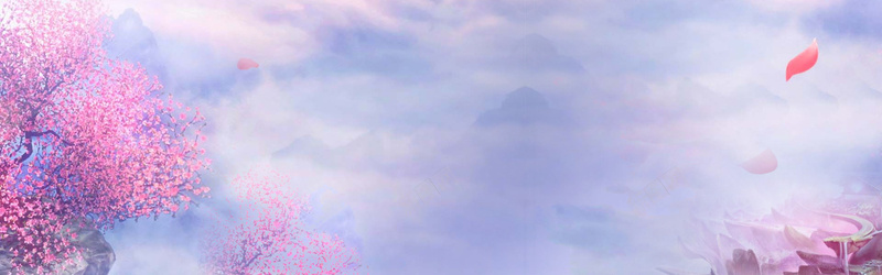 中国风手绘场景古风水墨bannerpsd设计背景_新图网 https://ixintu.com banner 中国风 唯美 商业 小清新 开心 服装 海报 海报背景