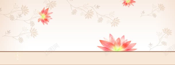 素雅花朵背景jpg设计背景_新图网 https://ixintu.com 创意 手绘花朵 海报 淘宝banner 淘宝海报 淘宝海报素材下载 淡雅背景 淡雅花朵 简约 花朵