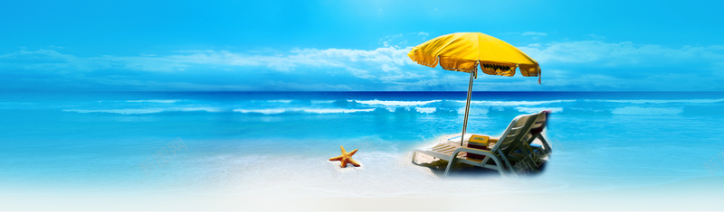 夏日海滩度假广告psd_新图网 https://ixintu.com 夏天 夏日 摄影 暑假 海报banner 海洋 酷爽 风景