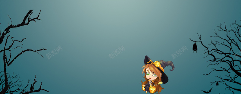 万圣节简约小恶魔蓝色bannerpsd设计背景_新图网 https://ixintu.com 万圣狂欢之夜 万圣狂欢鬼屋 万圣节 万圣节传单 万圣节促销 万圣节海报 万圣节狂欢 万圣节素材 南瓜