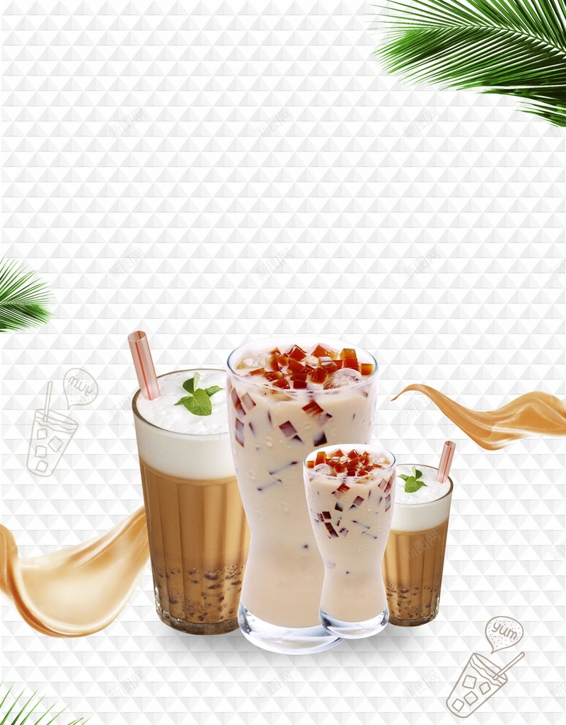 简约奶茶饮料广告背景psd设计背景_新图网 https://ixintu.com PSD 分层 卡通图珍珠奶茶 奶茶 平面 广告 模板 海报 珍珠奶茶 珍珠奶茶免抠图 简约 素材 背景 饮料