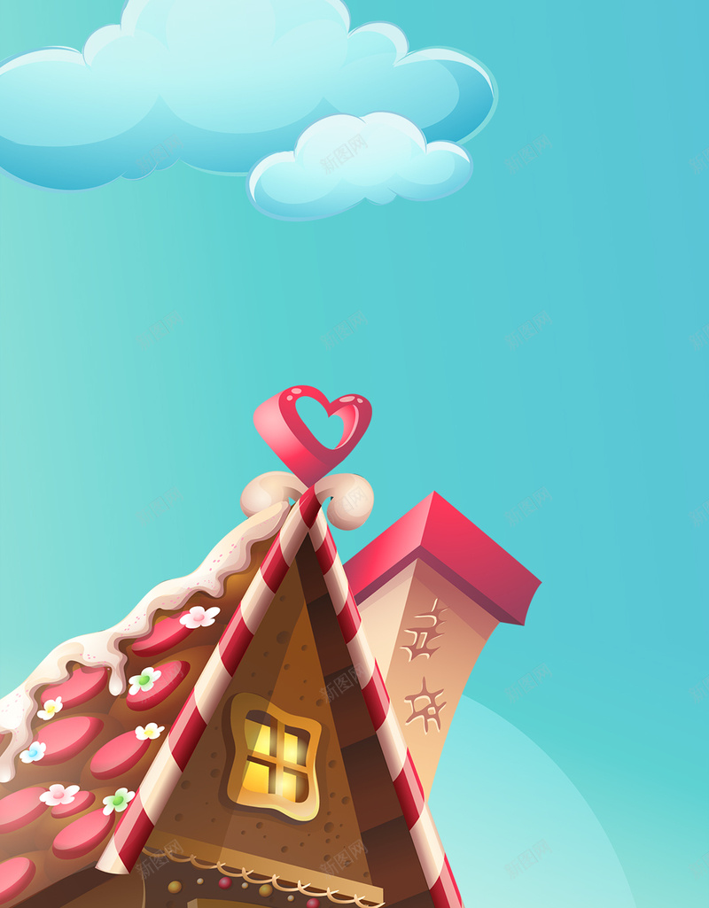 炫彩糖果屋H5背景psd设计背景_新图网 https://ixintu.com H5背景 卡通 小河 彩色 彩色糖果屋 甜蜜糖果屋 童趣 糖果屋 绿草地