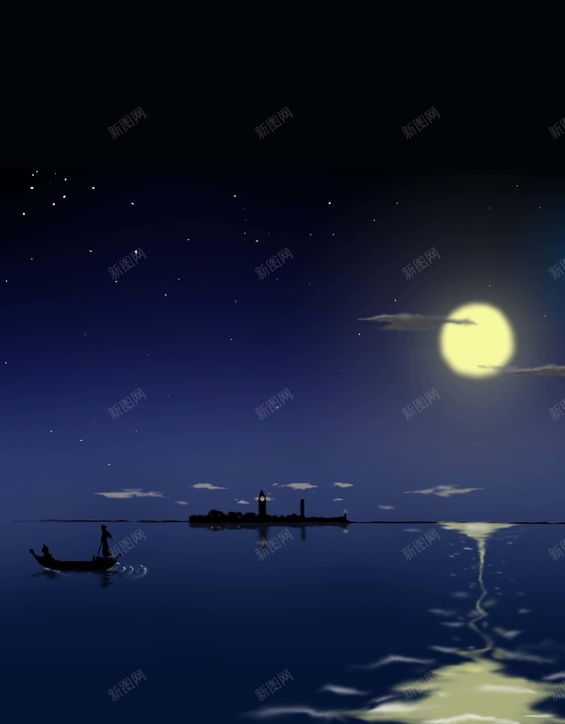 夏夜海报仲夏夜空海报背景psd设计背景_新图网 https://ixintu.com 卡通海报 唯美 星空 晚安 晚安海报 月亮 森系夜晚海报 森系女 森系海报 海报