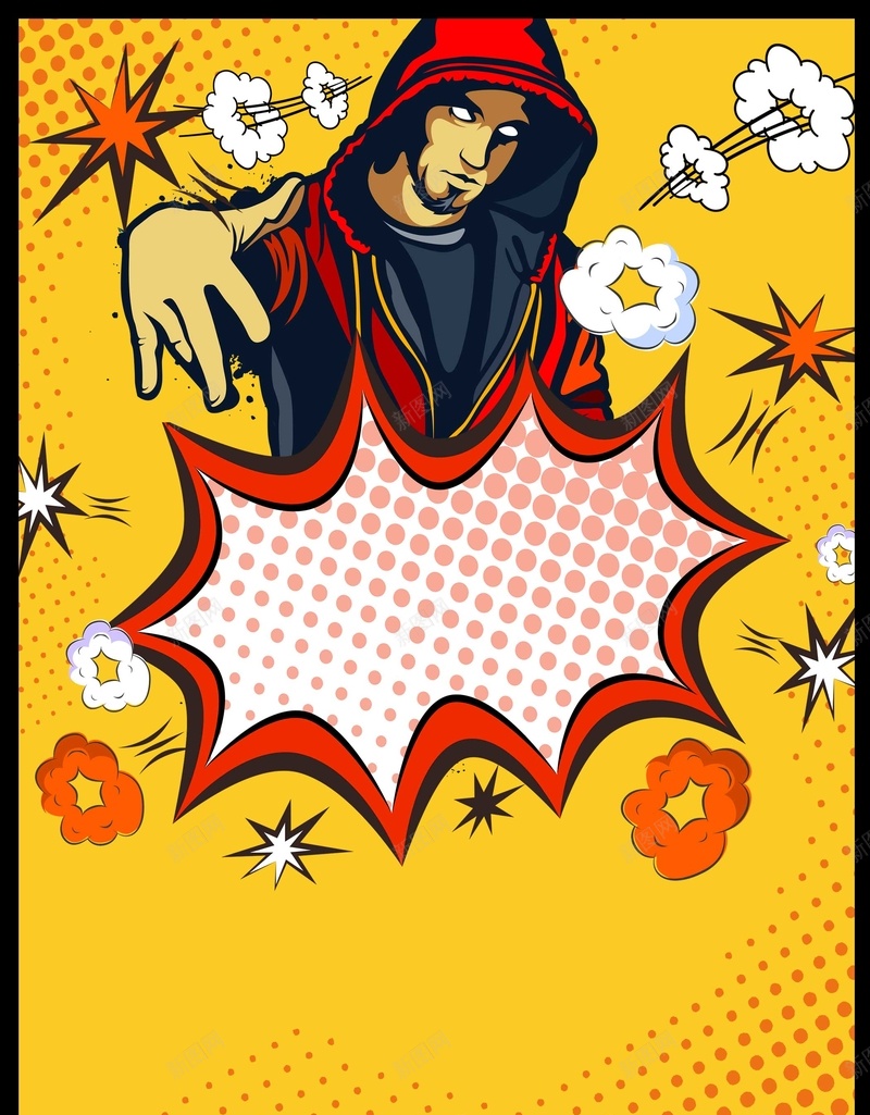 扁平波普风嘻哈音乐psd设计背景_新图网 https://ixintu.com free hiphop style 不规则 卡通 嘻哈 夜店 扁平 海报 科技 酒吧 音乐