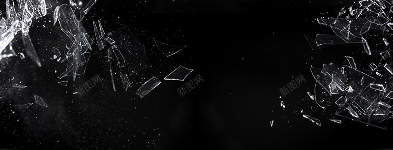 破碎玻璃jpg设计背景_新图网 https://ixintu.com 打碎 海报banner 玻璃 破碎