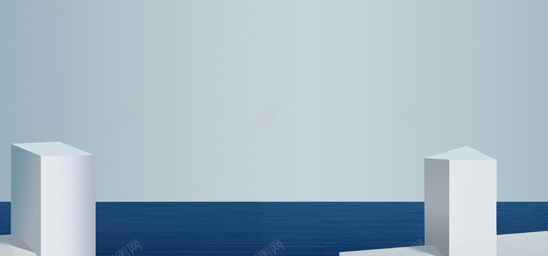 几何背景图jpg_新图网 https://ixintu.com 几何 场景 摄影 海报banner 简约 蓝色 风景