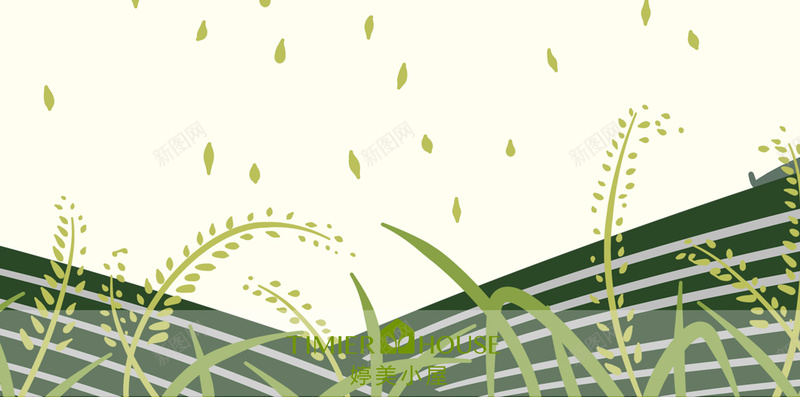 谷雨H5背景jpg设计背景_新图网 https://ixintu.com H5 H5背景 h5 中国风 二十四节气 谷雨 雨水 青苗