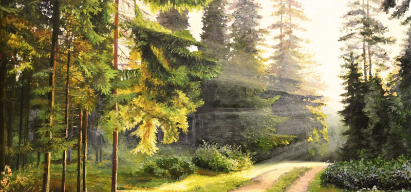 夕阳大树插画背景jpg设计背景_新图网 https://ixintu.com 卡通 大树 手绘 插画 树林 植物 油画 海报banner 童趣 阳光