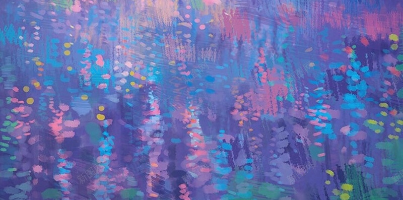 薰衣草女孩插画H5背景jpg设计背景_新图网 https://ixintu.com H5 卡通 女孩 手绘 插画 童趣 背景 薰衣草