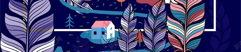 蓝色矢量插画房产海报背景ai设计背景_新图网 https://ixintu.com 别墅地产 地产广告 山水地产商 房地产海报 房地产背景 插画地产 波普 波普风地产 海外房展会 矢量图