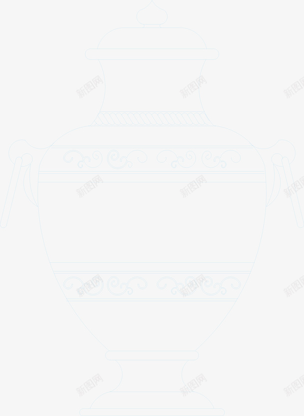 矢量蓝色线描纹样花瓶eps设计背景_新图网 https://ixintu.com 矢量 矢量蓝色 纹样 线描 花瓶 蓝色 蓝色矢量 矢量图