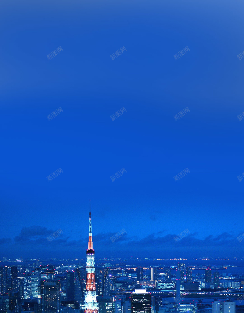 日本东京铁塔背景jpg_新图网 https://ixintu.com 东京城市建筑 东京铁塔 城市 建筑 摄影 日本 灯光 背景 风景
