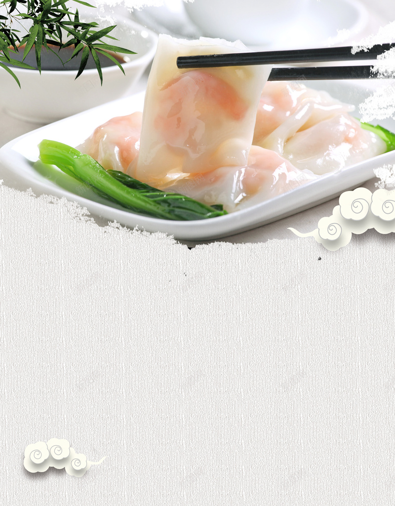 广州肠粉美食海报背景psd设计背景_新图网 https://ixintu.com 中国风 小吃 早茶 特色美食 祥去 美味 美食 肠粉 餐厅 餐饮