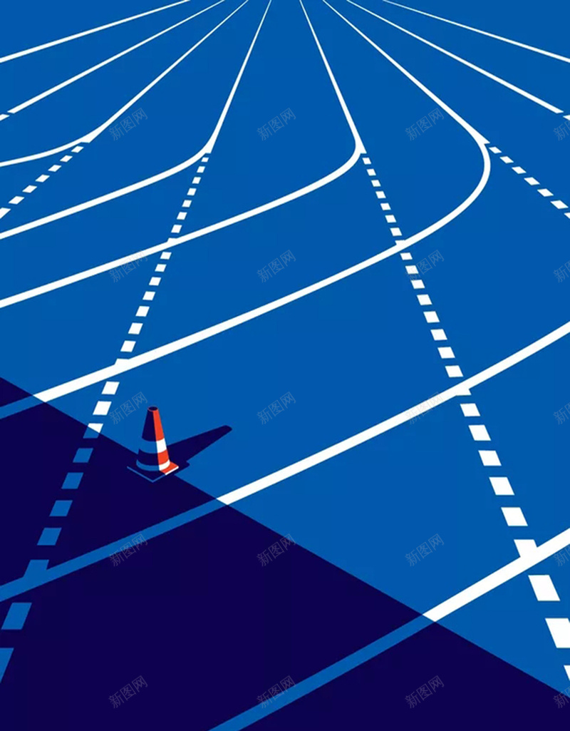 青春起跑线海报背景psd设计背景_新图网 https://ixintu.com 弯道 操场 比赛 白线 目的 直道 童年 跑步 路障 青春