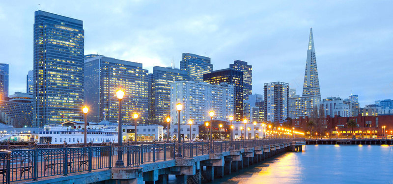 城市的夜晚jpg_新图网 https://ixintu.com 喝水 摄影 桔色 桥梁 海报banner 灯光 纽约 蓝色 风景