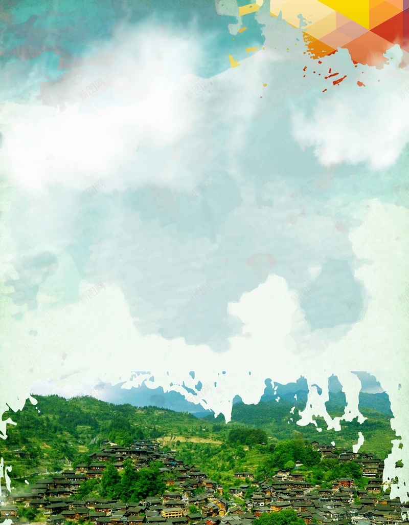 张家界旅游宣传海报psd设计背景_新图网 https://ixintu.com 张家界旅游 张家界旅游景点 张家界特产 张家界风景 旅游广告 旅游海报广告 海报 自驾游