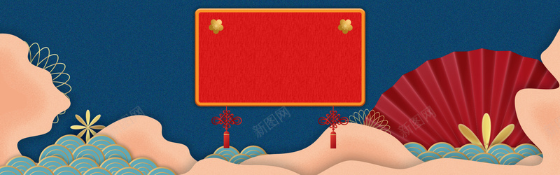 中国风花纹新年banner海报背景jpg设计背景_新图网 https://ixintu.com banner海报背景 中国 中国红 中国风花纹素材 年货节背景图片 春节背景 海报 灯笼 纹理素材