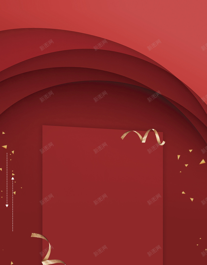 红色喜庆创意扁平几何psd设计背景_新图网 https://ixintu.com 几何 创意 喜庆 大气 婚庆 扁平 简洁 简约 红色