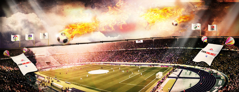 足球场背景banner装饰psd设计背景_新图网 https://ixintu.com 五彩缤纷 海报banner 激情 火焰 炫彩 狂欢 背景banner装饰 足球 足球场