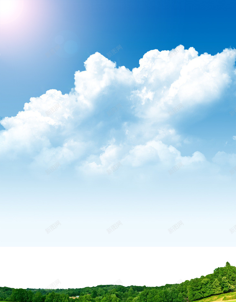蓝天白云草地海报背景psd设计背景_新图网 https://ixintu.com 奶牛 清新 白云 绿地 绿树 草地 蓝天 蓝天白云草地海报背景 阳光 青草