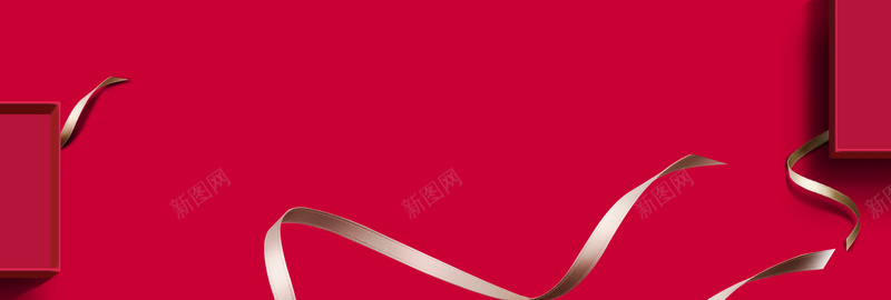 化妆品新款上市丝带红色bannerpsd设计背景_新图网 https://ixintu.com 化妆品 小清新 广告 文艺 电商 秋日化妆 简约 素材 美妆 美容 背景 设计 面部美容