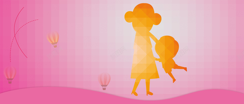 母亲节母子剪影可爱海报背景psd设计背景_新图网 https://ixintu.com 剪影 可爱 感动 感恩 母亲节 母子 海报 温馨 背景