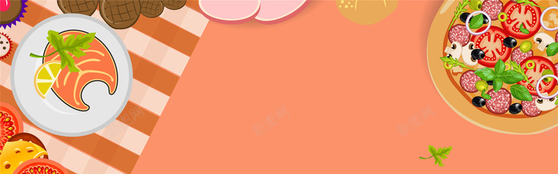 饮食餐桌红色背景jpg设计背景_新图网 https://ixintu.com 卡通 扁平 手绘 桌布 海报banner 童趣 红色 餐桌 饮食