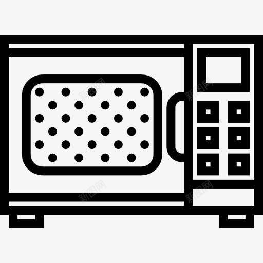 微波图标png_新图网 https://ixintu.com 加热 厨具 微波 微波炉 技术 烹饪