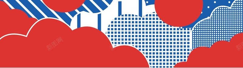 红蓝相间的云彩背景矢量图ai设计背景_新图网 https://ixintu.com AI 云彩 欣喜 海报 矢量素材 红色 纹理 线条 背景 蓝色 高清背景设计图 矢量图