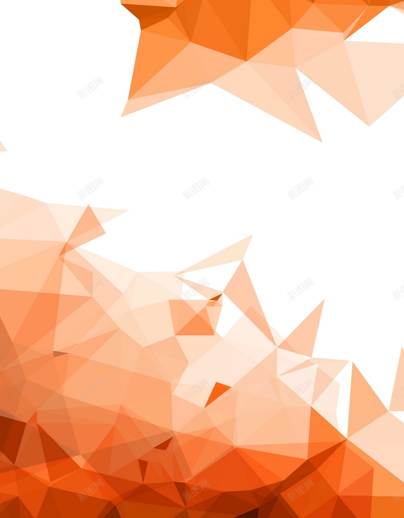 不规则几何图形背景矢量图ai设计背景_新图网 https://ixintu.com 三角形 不规则 几何 图形 多边形 扁平 渐变 白色 红色 矢量图