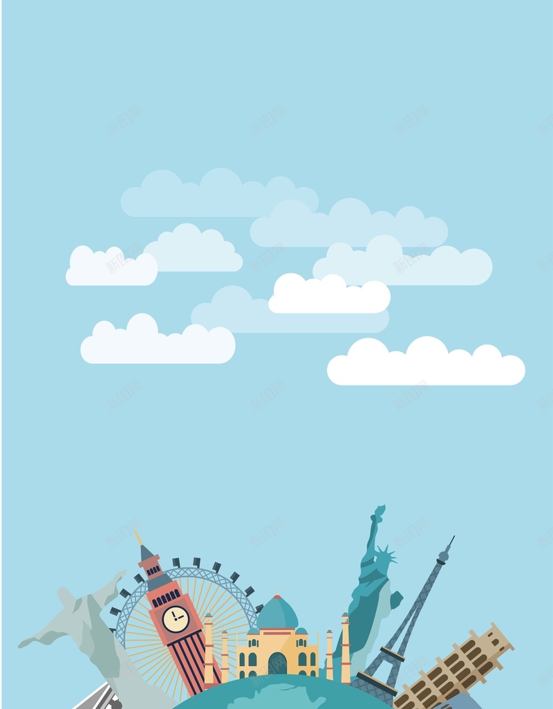 蓝色地球上的建筑物背景矢量图ai设计背景_新图网 https://ixintu.com AI 卡通 地球 建筑物 海报 矢量素材 背景 舒心 蓝色 高清背景设计图 矢量图