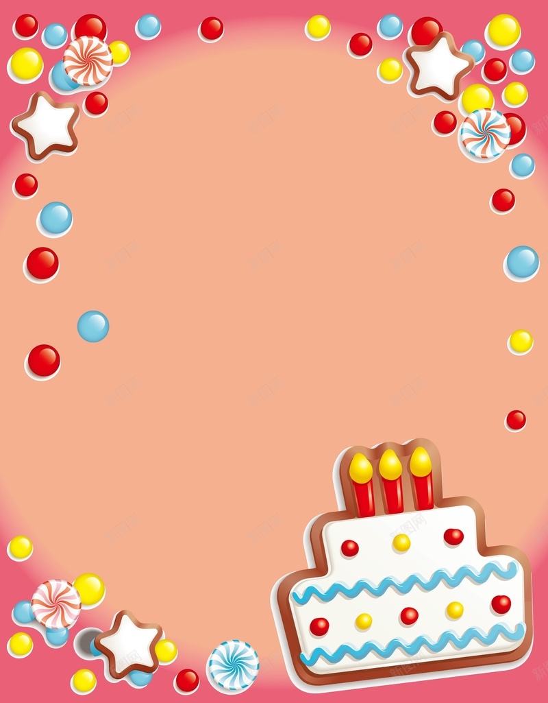 矢量卡通质感庆祝背景ai设计背景_新图网 https://ixintu.com 卡通 庆祝 橙色 派对 海报 生日蛋糕 矢量 背景 节日 质感 矢量图