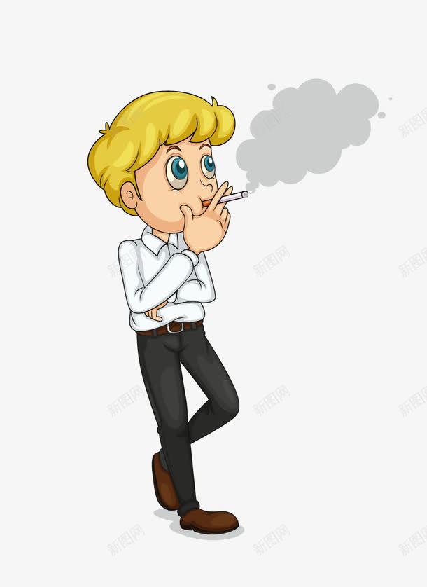 吸烟男人png免抠素材_新图网 https://ixintu.com 可爱男人 吸烟男人 矢量男人