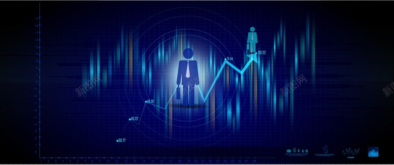 深蓝渐变网纹背景商务科技淘宝banner矢量图ai设计背景_新图网 https://ixintu.com 几何 商务 条纹 深蓝 渐变 科技 纹理 网纹 矢量图