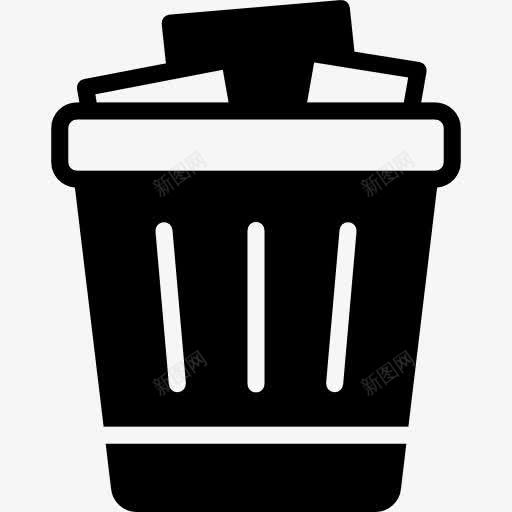 垃圾图标png_新图网 https://ixintu.com 可以 垃圾 垃圾桶 垃圾篮 工具和用具 接口 杂