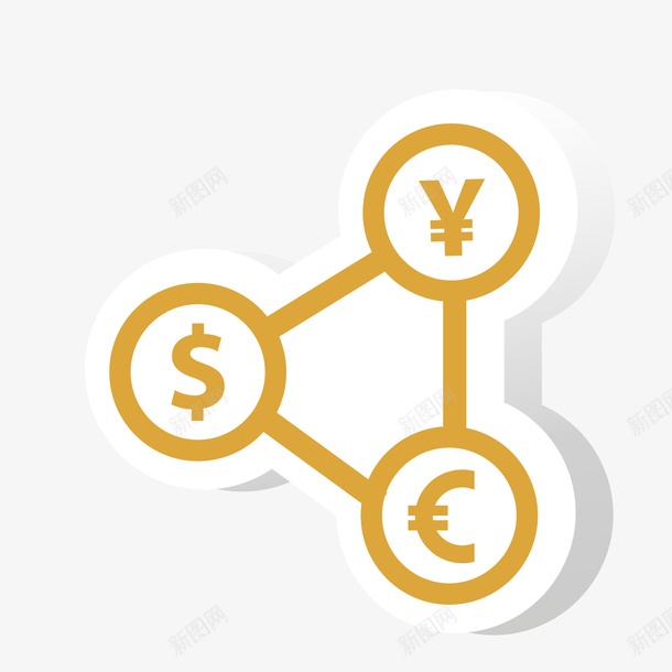 黄色数据分析矢量图ai免抠素材_新图网 https://ixintu.com 三角形 分析 数据 素材 矢量图