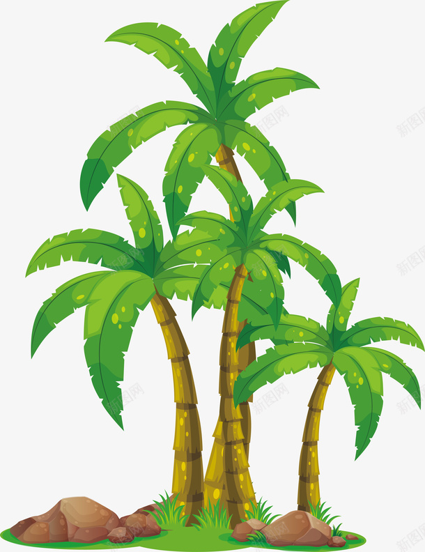 绿色植物矢量图ai免抠素材_新图网 https://ixintu.com 创意 植物 植物设计 精美 绿色 绿色植物 矢量图