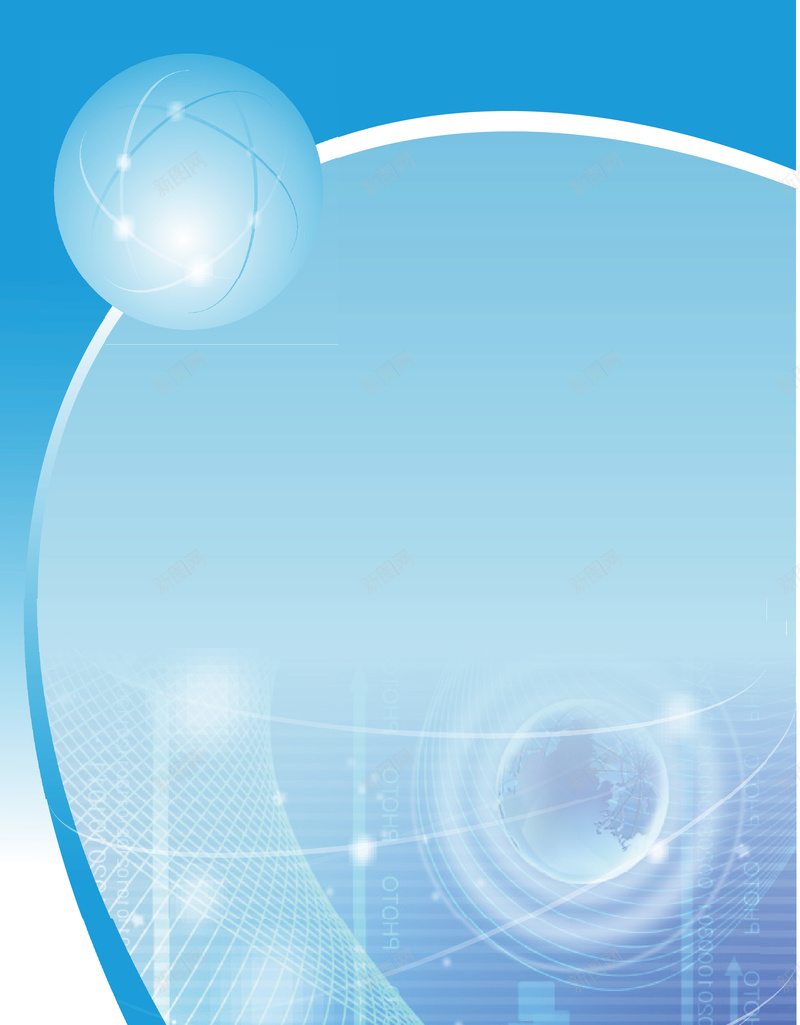 蓝色科技线条背景矢量图ai设计背景_新图网 https://ixintu.com 技线条 海报 科 背景 蓝色 矢量图