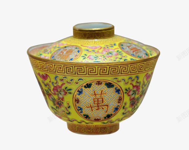古代茶杯png免抠素材_新图网 https://ixintu.com 古人喝茶 古代 花纹 茶杯 黄色