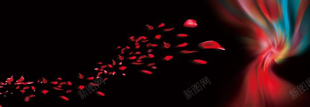 炫彩海报背景jpg设计背景_新图网 https://ixintu.com 海报设计 炫彩 炫彩海报 花瓣