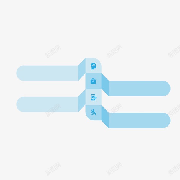 蓝色科技统计图png免抠素材_新图网 https://ixintu.com 科技矢量 科技蓝色 统计 蓝色科技