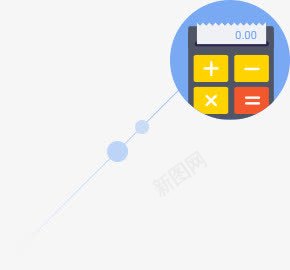 卡通计算器装饰png免抠素材_新图网 https://ixintu.com 卡通 装饰 计算器