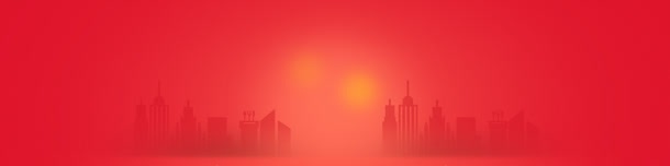 红色城市剪影海报jpg设计背景_新图网 https://ixintu.com 剪影 城市 海报 红色