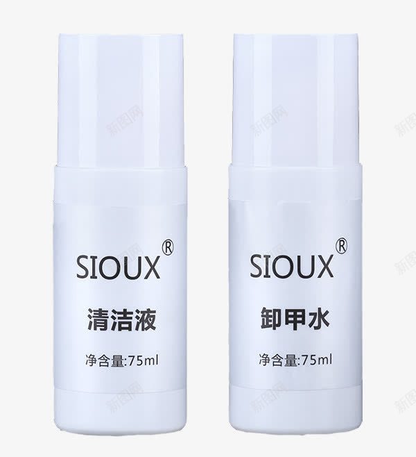sioux美甲卸甲水png免抠素材_新图网 https://ixintu.com 产品实物 温和无刺激 白色 轻松卸甲