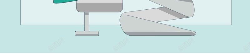 扁平化医疗办公绿色简约背景矢量图ai设计背景_新图网 https://ixintu.com 办公 医疗 扁平化 挂钟 检查 牙科 简约背景 绿植 绿色背景 矢量图