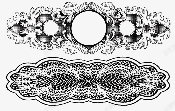 简笔画版的黑色的钱纹图标png_新图网 https://ixintu.com 简笔画 花纹 钱纹 黑色
