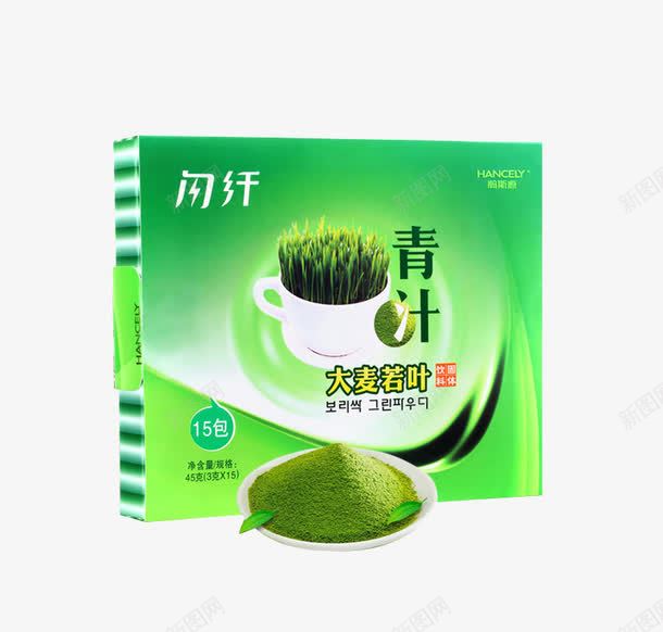 青汁大麦若叶png免抠素材_新图网 https://ixintu.com 产品实物 保健品 营养品 青汁大麦若叶